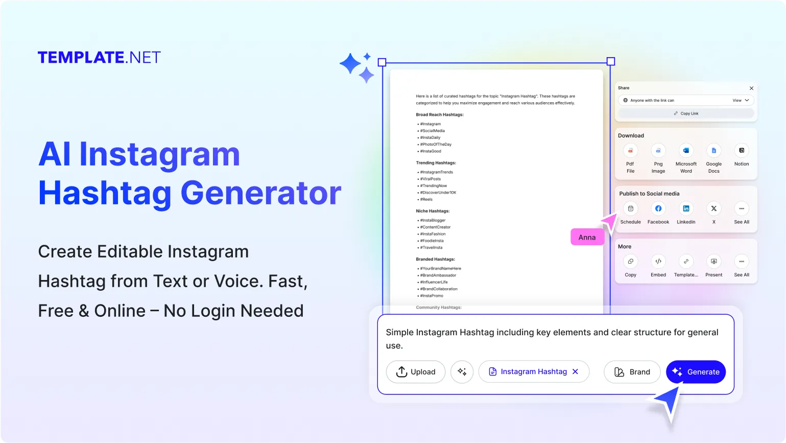 Free AI Instagram Hashtag Generator, Free Instagram Hashtag Maker Online